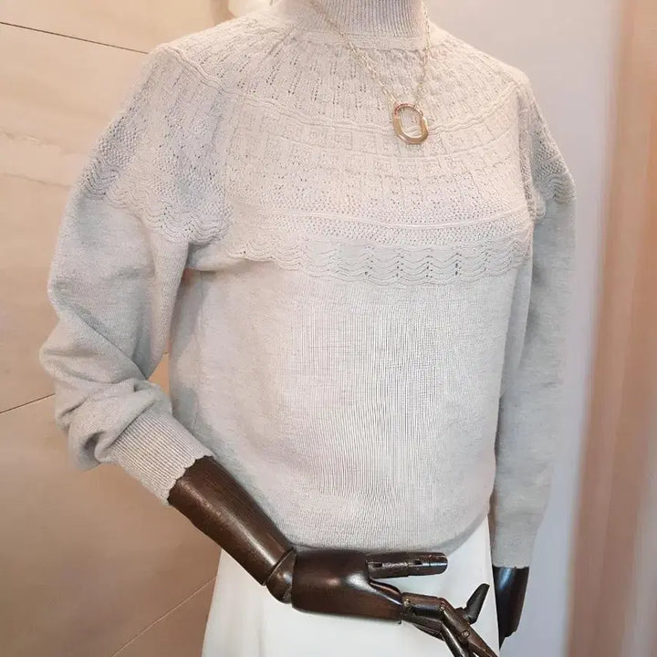 [BUNJANG] Yeori Fit Cashmere Touch Knit Sweater / 여리핏 끝판 캐시미어터치 니트 하객룩 출근룩 강추
