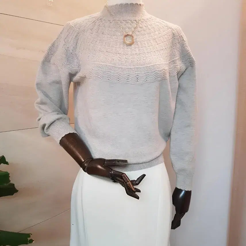 [BUNJANG] Yeori Fit Cashmere Touch Knit Sweater / 여리핏 끝판 캐시미어터치 니트 하객룩 출근룩 강추