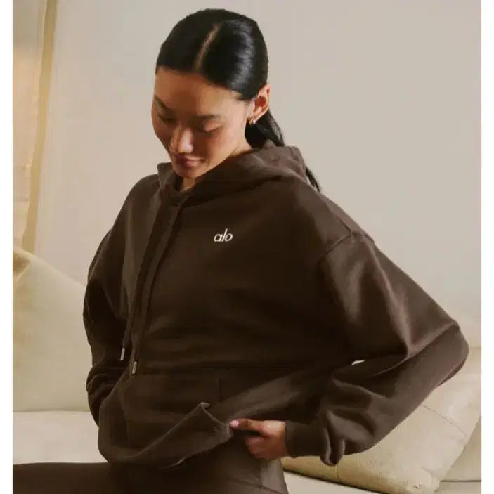 [BUNJANG] Allo Espresso Hooded Sweatshirt / <특가>한정수량/초특가 무료배송/알로 후드/에스프레소/M사이즈 L사이즈