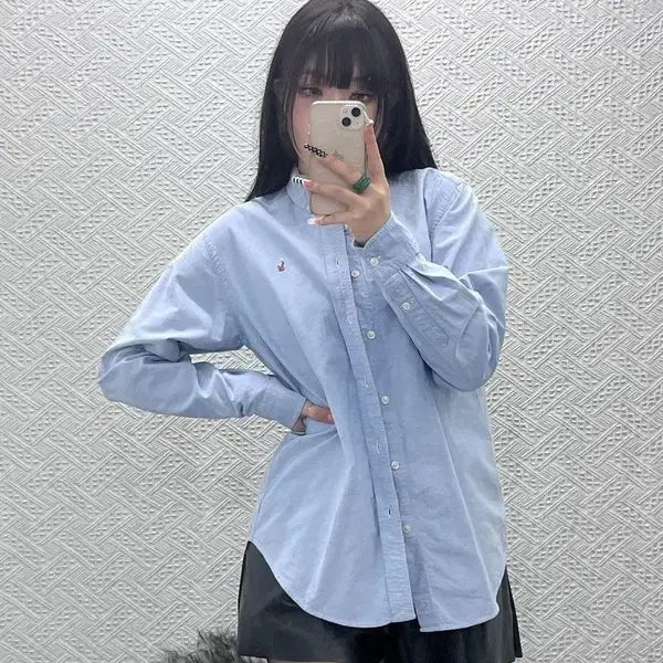 [BUNJANG] Polo Ralph Lauren Vintage Oxford Shirt / 폴로 랄프로렌 빈티지 캐주얼 옥스포드 셔츠 18 C10106