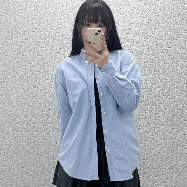 [BUNJANG] Polo Ralph Lauren Vintage Oxford Shirt / 폴로 랄프로렌 빈티지 캐주얼 옥스포드 셔츠 18 C10106