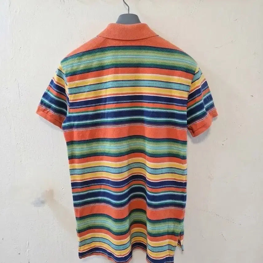 [BUNJANG] Polo Ralph Lauren Striped Polo Shirt S / 폴로 랄프로렌 스트라이프 카라 티셔츠 S