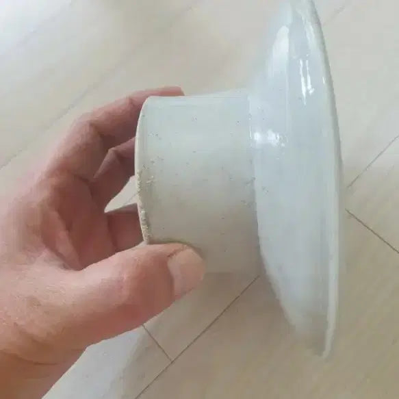 [BUNJANG] Joseon Dynasty White Porcelain Cup / 조선시대 관요 굽높은 잔대(최상)