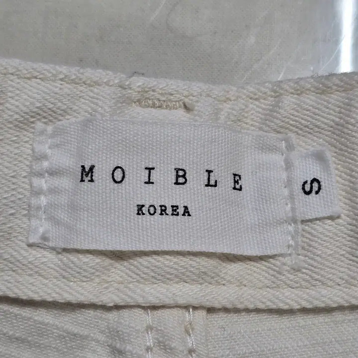 [BUNJANG] 1185 Ivory Denim Mini Skirt S / 1185 moible 아이보리 데님 미니 스커트 S