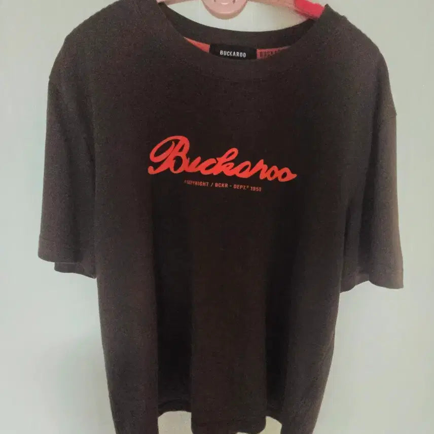 [BUNJANG] Buckaroo Brown Short Sleeve T-Shirt / 버커루 브라운 반팔티