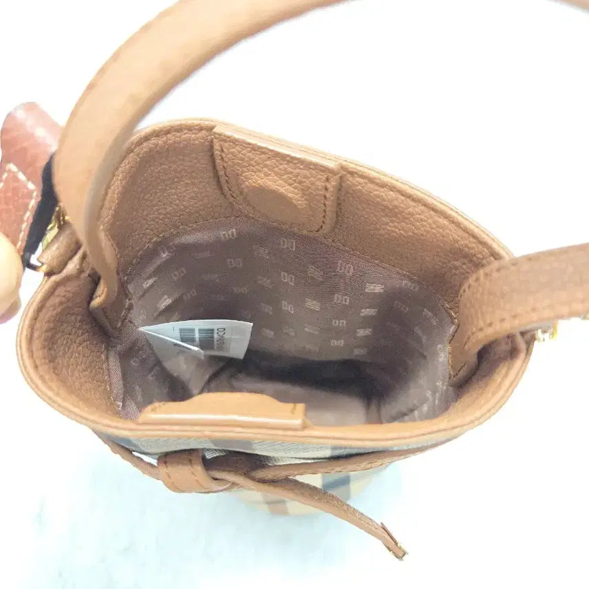 [BUNJANG] Daks House Check Mini Crossbody Bag / 닥스 하우스체크 미니 크로스백 가방