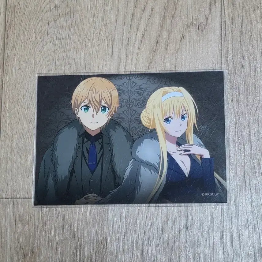 [BUNJANG] Sword Art Online Alicization Alice &amp; Eugeo Illustration Card Bromide / 소드아트온라인 소아온 앨리스 유지오 일러스트 카드 브로마이드