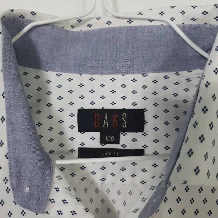 [SOLD OUT] 닥스 땡땡이 화이트 도트 긴팔 셔츠 1100869