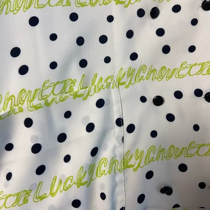 [BUNJANG] Lucky Chouette Sailor Collar Dot Pleated Long Dress / [무료배송] 럭키슈에뜨 세일러 카라 도트 플리츠 롱 원피스