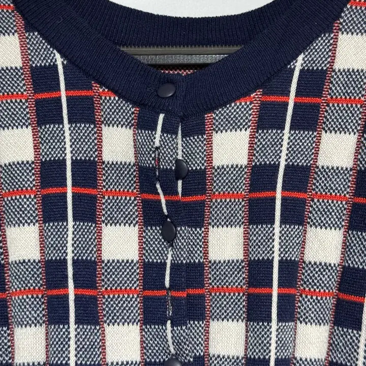 [BUNJANG] Studio CLIP Checked Cardigan (M-L) / 샤넬느낌 일본 studio CLIP 체크 가디건 M-L