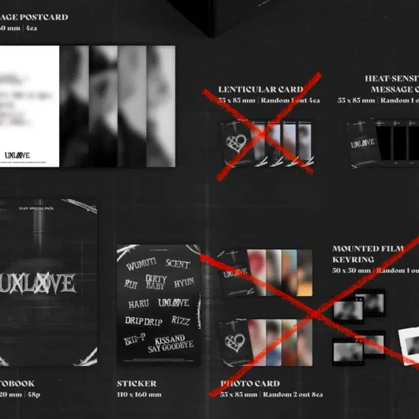 [BUNJANG] xlov Special Pack / 엑스러브 xlov 스페셜팩