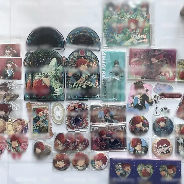 [BUNJANG] Ensemble Stars HiMERU Acrylic Badge Bundle Set / 아마기 히이로 아크릴, 뱃지 굿즈 일괄