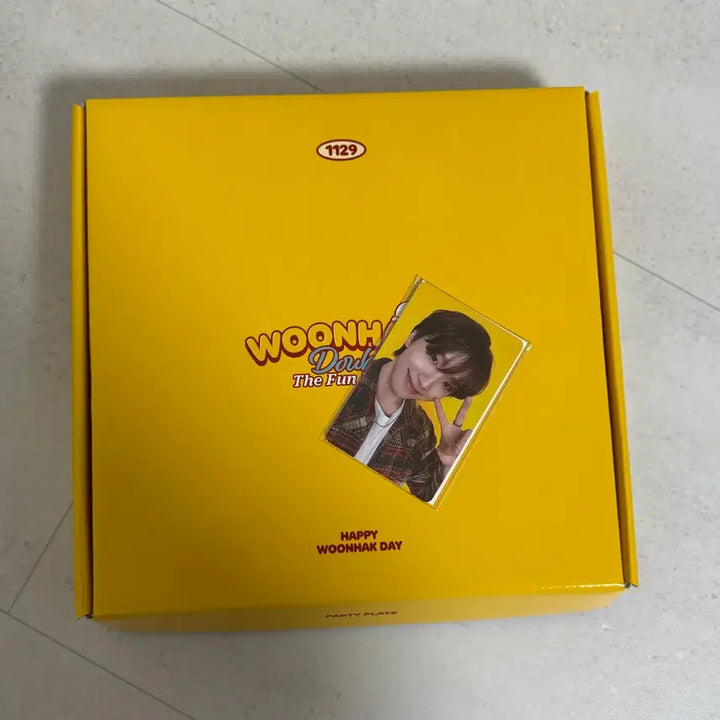 [SOLD OUT] 보이넥스트도어 운학 생일 엠디 플레이트 접시 단순개봉 원가양도