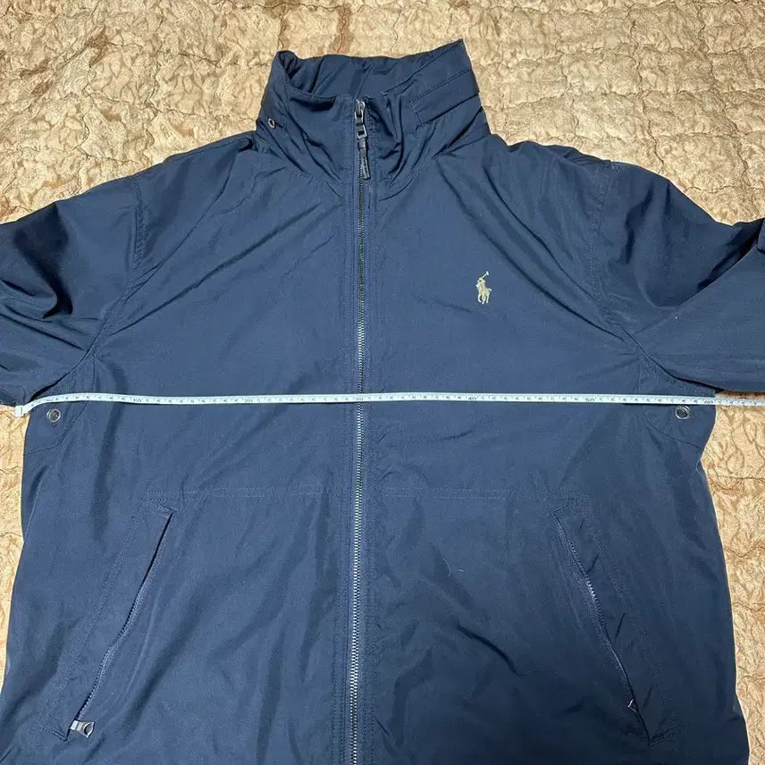 [BUNJANG] Polo Ralph Lauren Navy Windbreaker Zip-Up Jacket - Size L (105-110) / 폴로 랄프로렌 L(105-110) 바람막이 집업 자켓 점퍼 잠바 빅사이즈