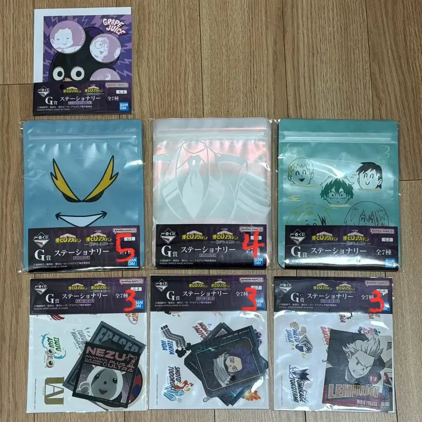 [SOLD OUT] 나의히어로아카데미아 이어지는마음 G상 일괄