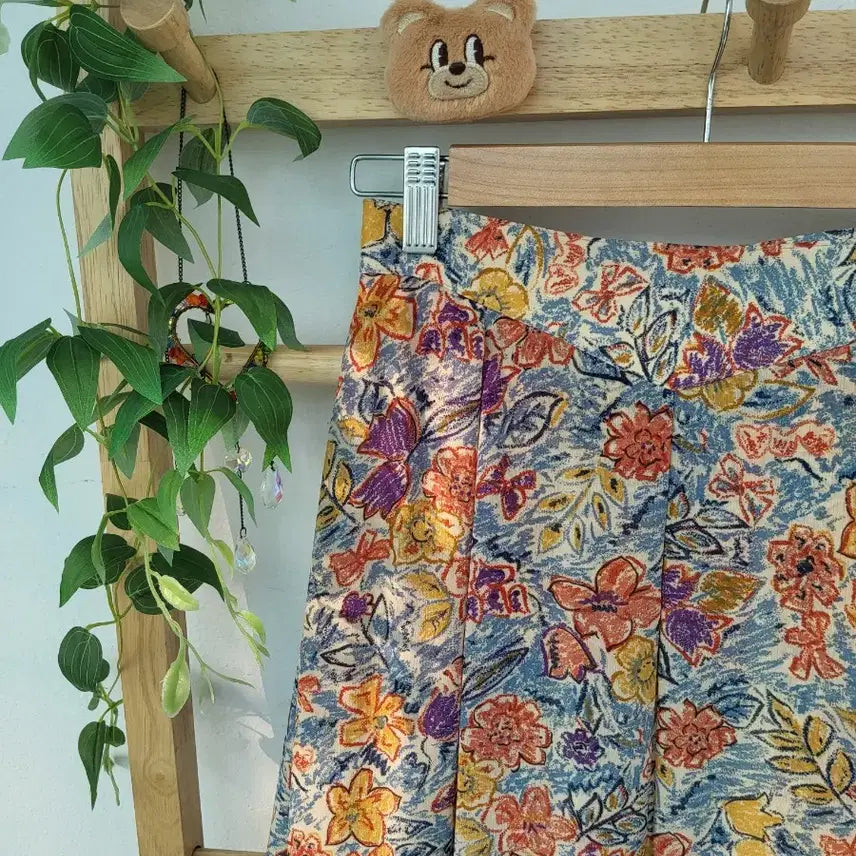 [BUNJANG] Vintage Floral Long Skirt / 빈티지 플라워 롱스커트