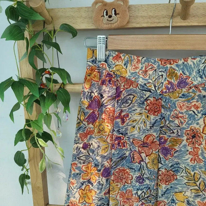 [BUNJANG] Vintage Floral Long Skirt / 빈티지 플라워 롱스커트