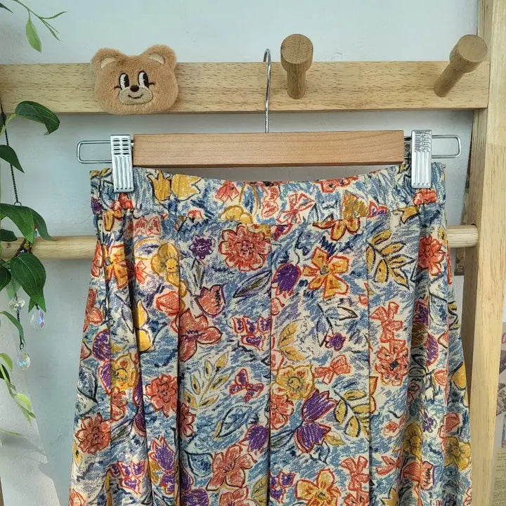 [BUNJANG] Vintage Floral Long Skirt / 빈티지 플라워 롱스커트