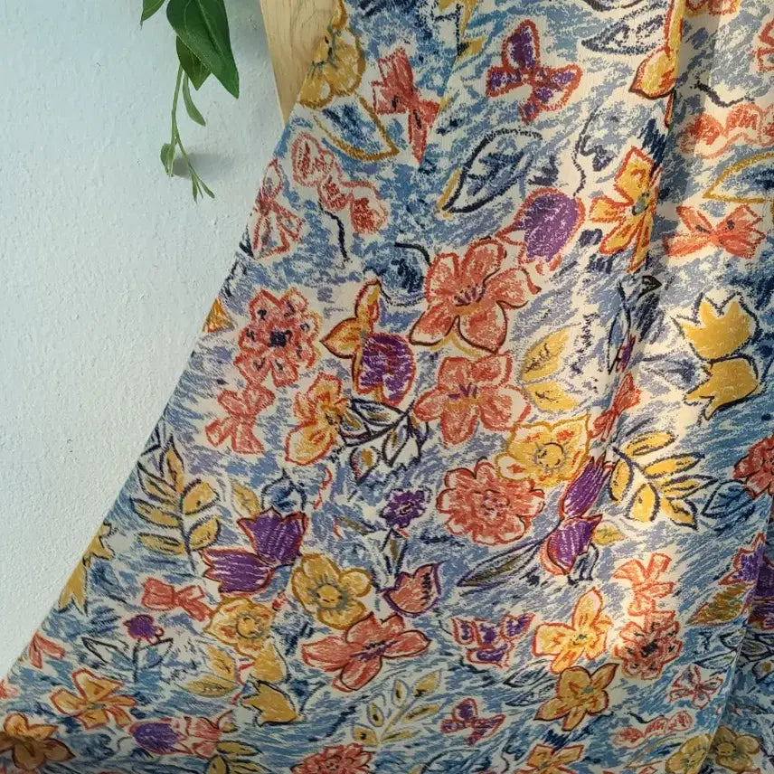[BUNJANG] Vintage Floral Long Skirt / 빈티지 플라워 롱스커트