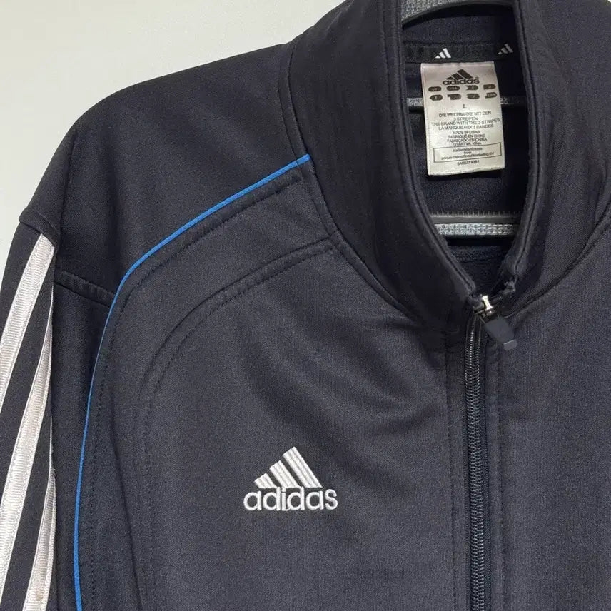 [BUNJANG] Adidas Martial Arts Track Jacket L Black Polyester Blend / 아디다스 마샬아츠 트랙 자켓 L