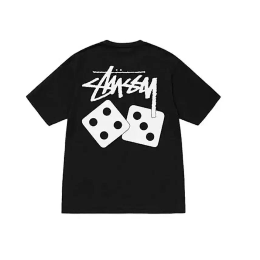 [BUNJANG] Stussy DIA Half Sleeve T-Shirt Black/White / (정품/새상품) 스투시 디아스 반팔 티셔츠 블랙/화이트