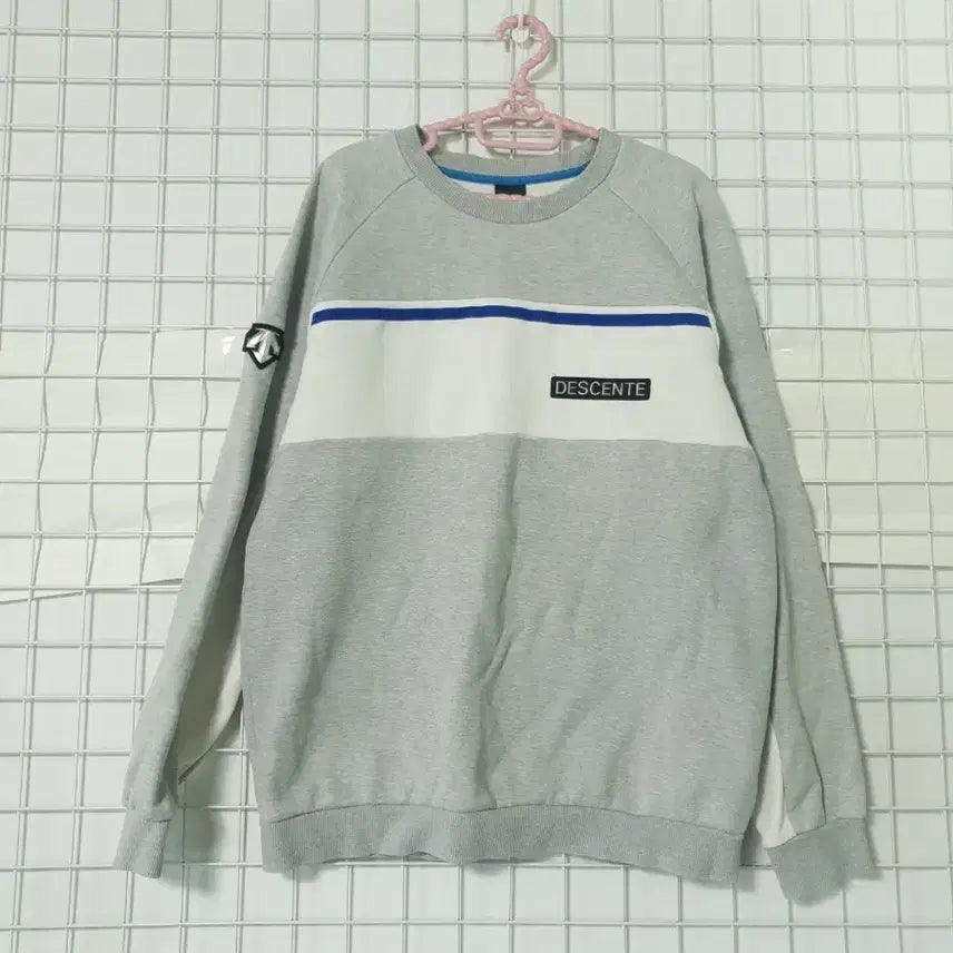 [BUNJANG] Descente Gray Color Block Men&