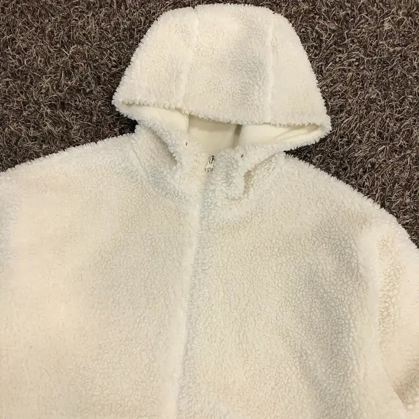 [BUNJANG] M NFL Fleece Lined Hooded Zip-Up Jacket / M NFL 양털 후리스 후드집업 플리스 자켓