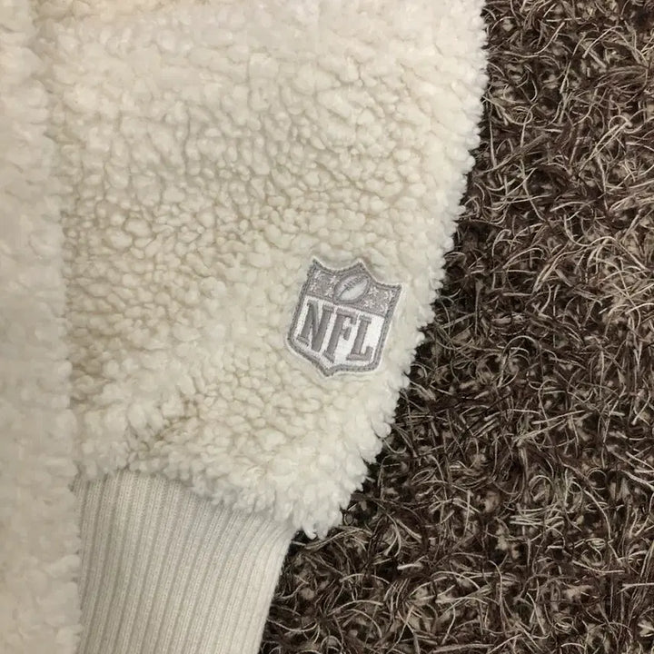 [BUNJANG] M NFL Fleece Lined Hooded Zip-Up Jacket / M NFL 양털 후리스 후드집업 플리스 자켓