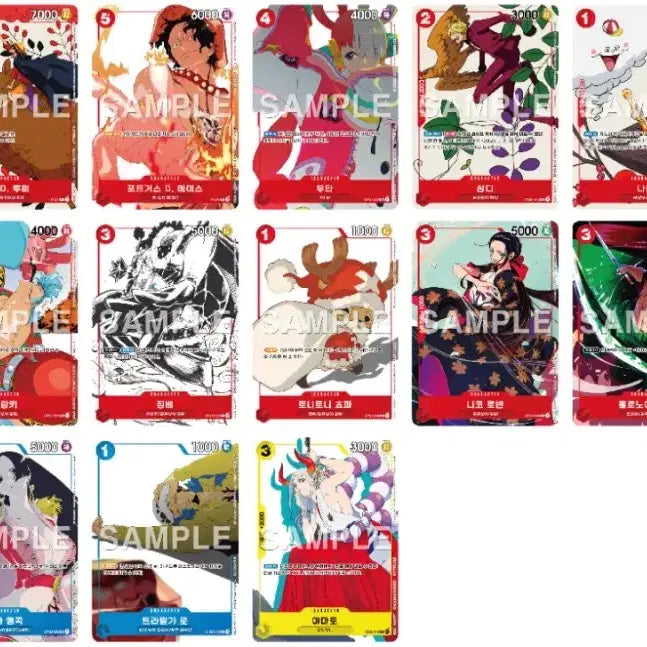 [BUNJANG] One Piece Franky Promotion Card Set / 원피스 프로모션 카드 세트 (프랑키 확정)