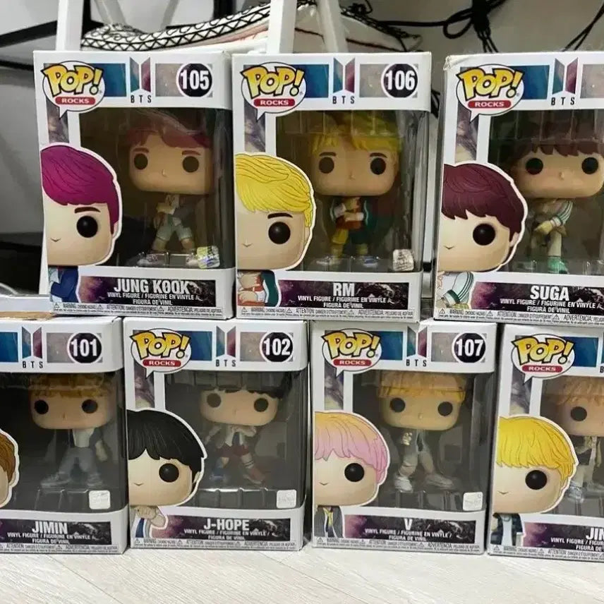 [BUNJANG] BTS Funko Pop 7-Member Full Set / BTS 펀코팝 7인 풀세트