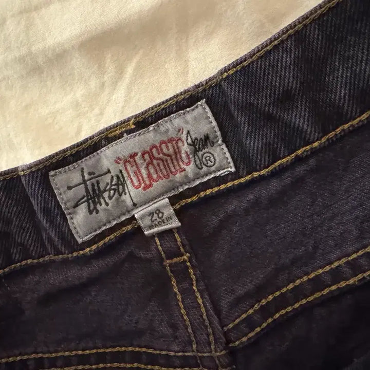 [BUNJANG] Stussy Overdyed Classic Jeans - Washed Black (Size 28) / [28] 스투시 오버다이드 클래식 진 워시드 블랙