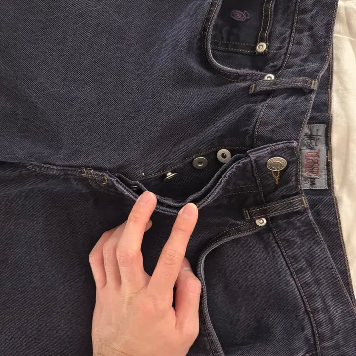 [BUNJANG] Stussy Overdyed Classic Jeans - Washed Black (Size 28) / [28] 스투시 오버다이드 클래식 진 워시드 블랙