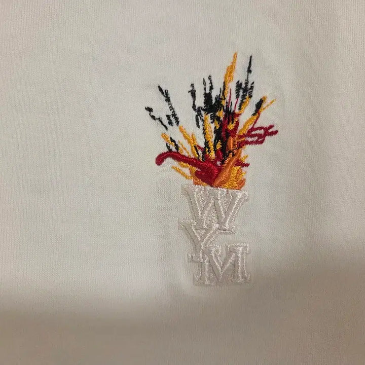 [BUNJANG] Wooyoungmi Volcano Back Logo Short Sleeve T-shirt / 우영미 컬렉션 볼케이노 백로고 반팔 티셔츠 48