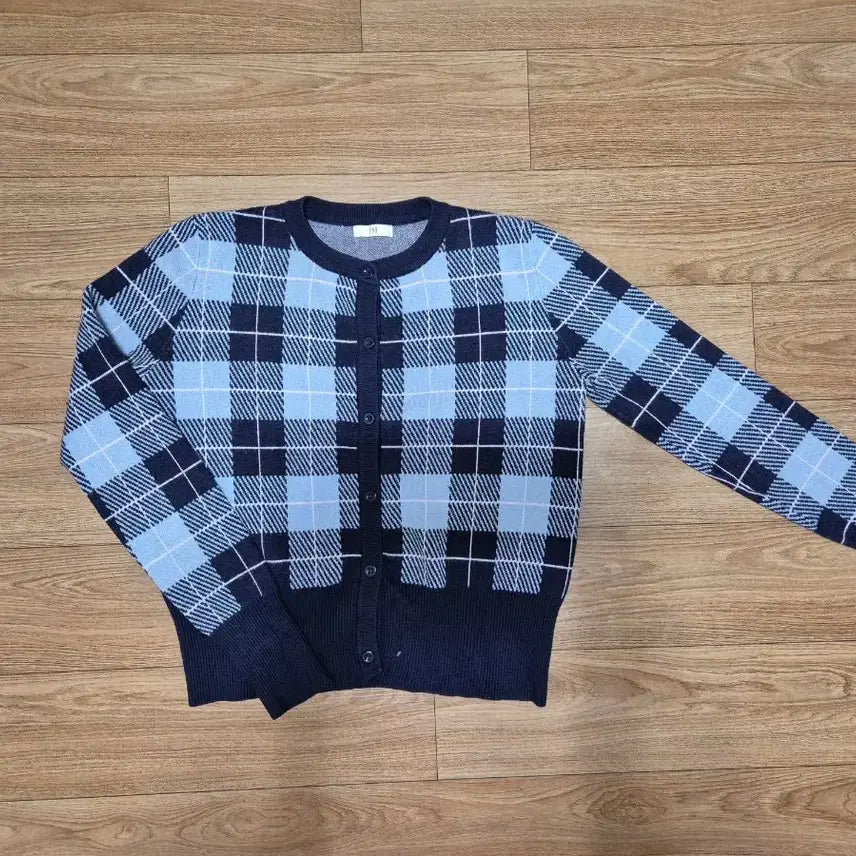 [BUNJANG] It MICHAA Check Knit Cardigan / 잇미샤 체크 니트 가디건