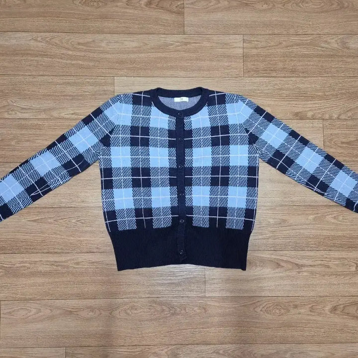 [BUNJANG] It MICHAA Check Knit Cardigan / 잇미샤 체크 니트 가디건