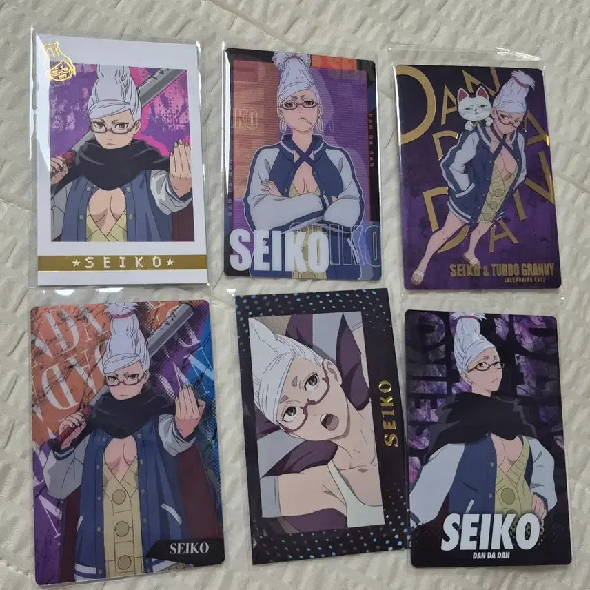 [BUNJANG] Dandadan Ayase Seiko Wafer Card Bundle Set / 단다단 아야세 세이코 웨하스카드 6종 일괄