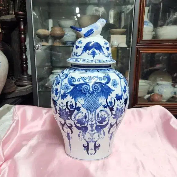 [BUNJANG] Chinese Porcelain Ewer with Lid / 중국도자기 편병형 유개호