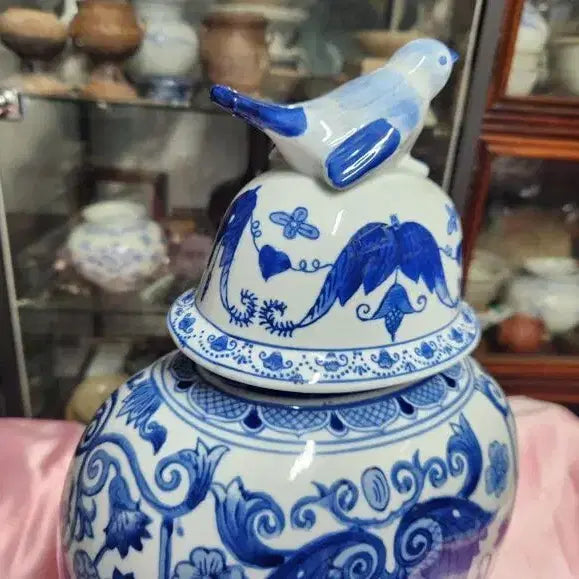[BUNJANG] Chinese Porcelain Ewer with Lid / 중국도자기 편병형 유개호