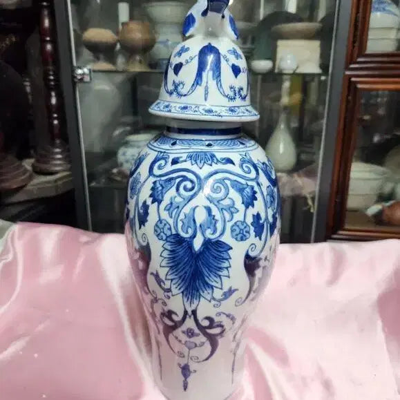 [BUNJANG] Chinese Porcelain Ewer with Lid / 중국도자기 편병형 유개호