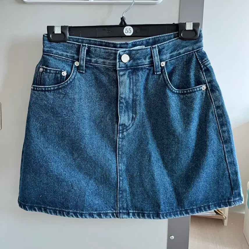 [BUNJANG] Peter &amp; Wendy Rany Off-Shoulder Top &amp; Skirt Set (S) / 피터앤웬디 라니 셔링 오프숄더 티셔츠 연그레이+스커트(s) 셋업 새상품