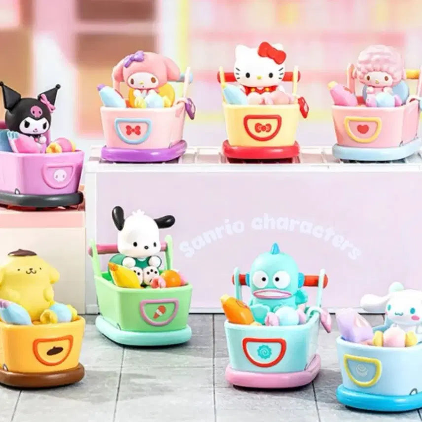 [BUNJANG] Sanrio Pochacco Snack Cart Figure / 산리오 간식카트 가챠 피규어