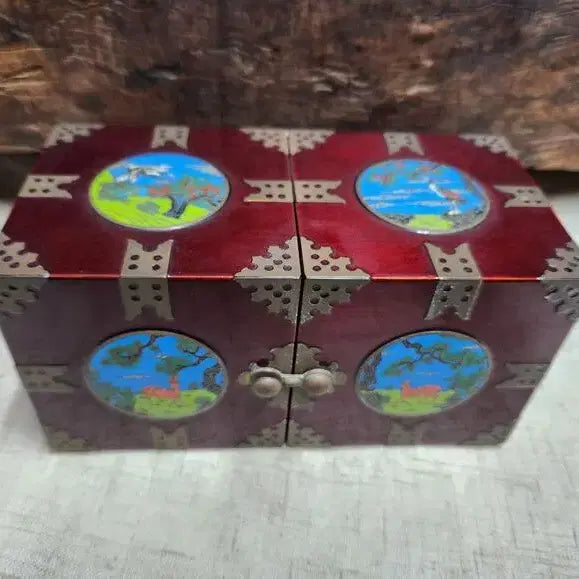 [BUNJANG] Antique Cloisonné Jewelry Box / 엔틱 칠보 보석함