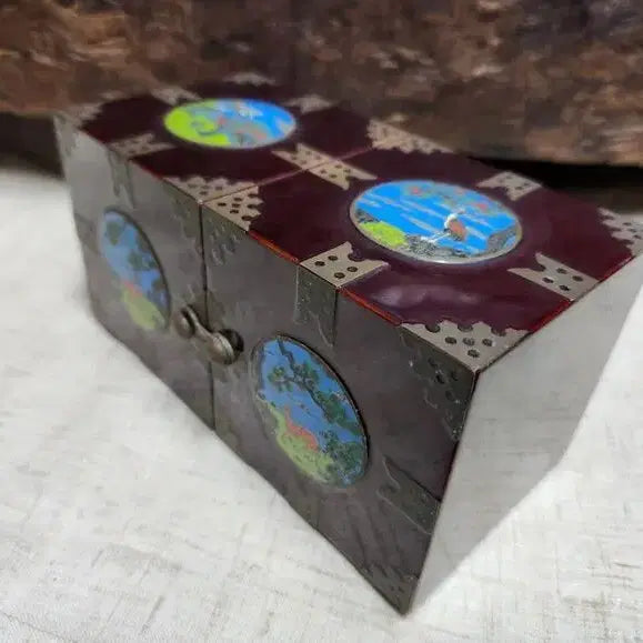 [BUNJANG] Antique Cloisonné Jewelry Box / 엔틱 칠보 보석함