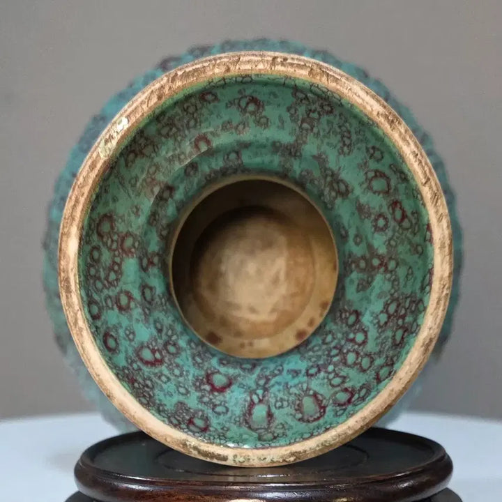 [BUNJANG] Celadon Porcelain Flower Vase / 노균유윤화고족반