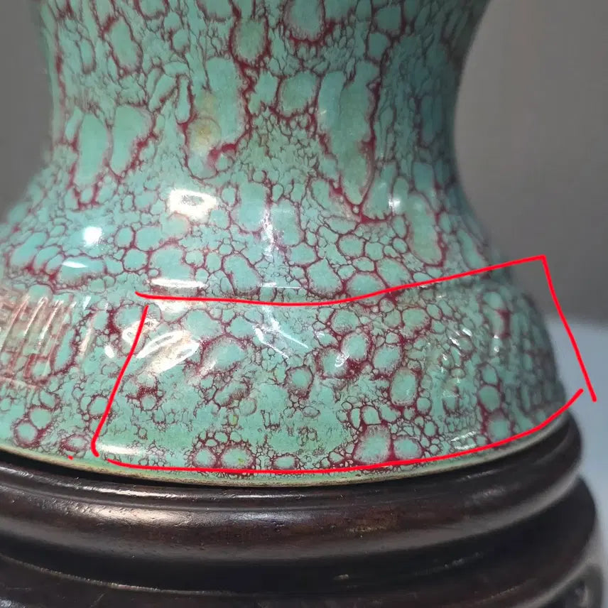[BUNJANG] Celadon Porcelain Flower Vase / 노균유윤화고족반