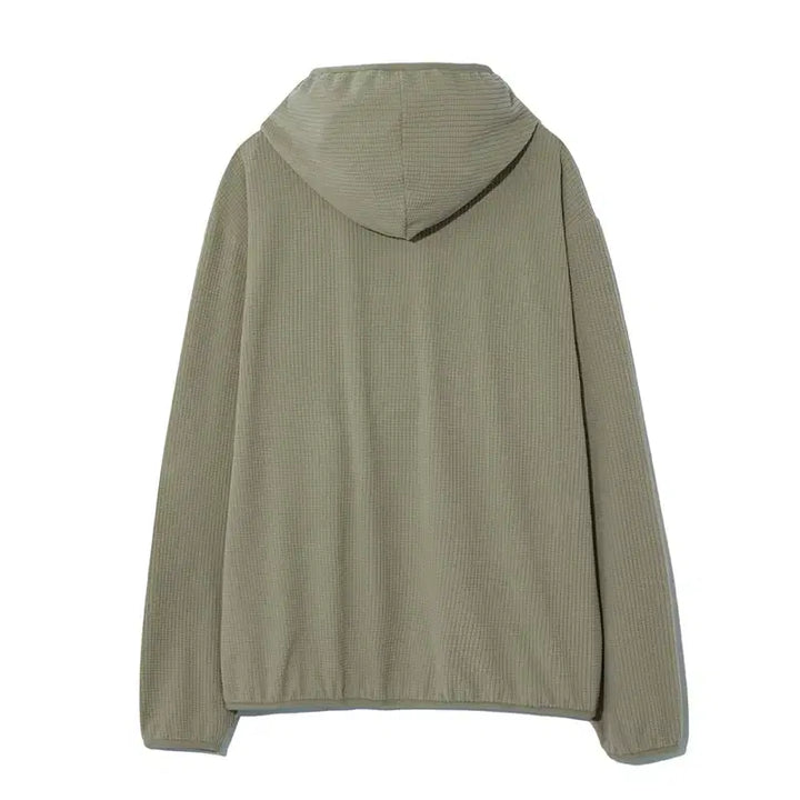 [BUNJANG] Le17septembre Waffle Knit Pullover Hoodie / 르셉템버 와플 니트 풀오버 후디 세이지 그린 48 (새상품)
