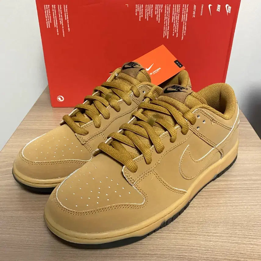 [BUNJANG] Nike Dunk Low Retro Wheat Sneakers / (새제품) 나이키 덩크 로우 레트로 된장 270mm 매장정품