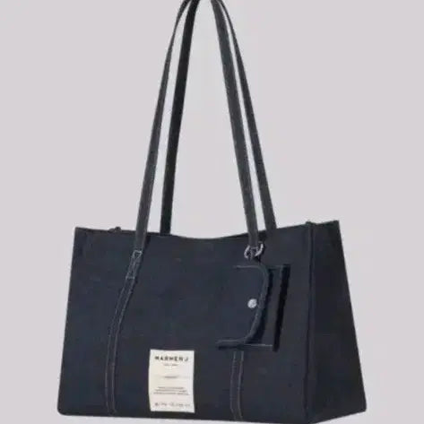 [BUNJANG] Marhen J Denim Shoulder Canvas Bag / 마르헨제이 데님 숄더 캔버스백