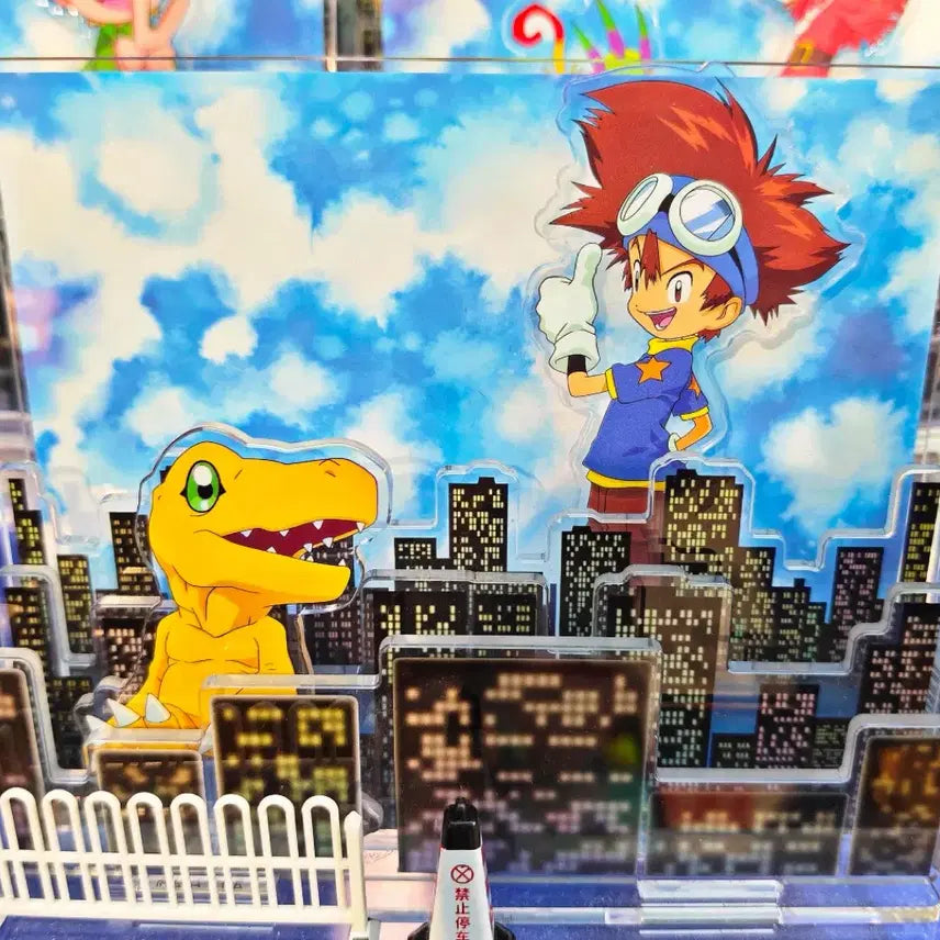 [BUNJANG] Digimon Taichi Yagami Acrylic Diorama / 미개봉)디지몬 중국 상하이 팝업 신태일 타이치 아크릴 디오라마
