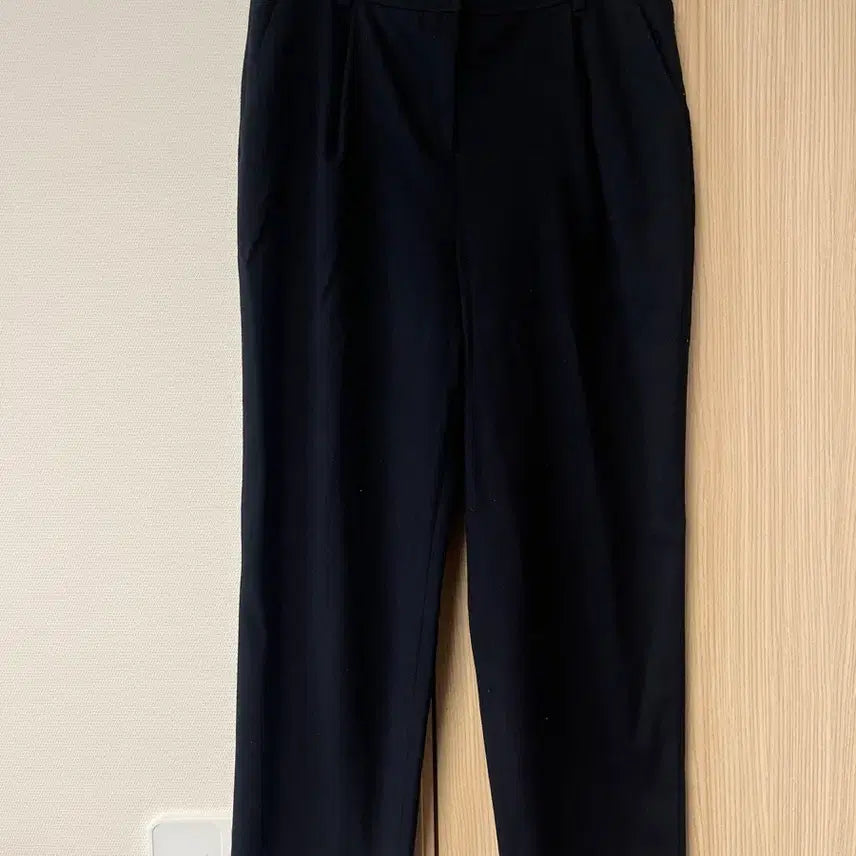 [BUNJANG] LINE Black Slacks 55 Size Dress Pants / LINE 블랙 슬랙스 55사이즈 정장바지